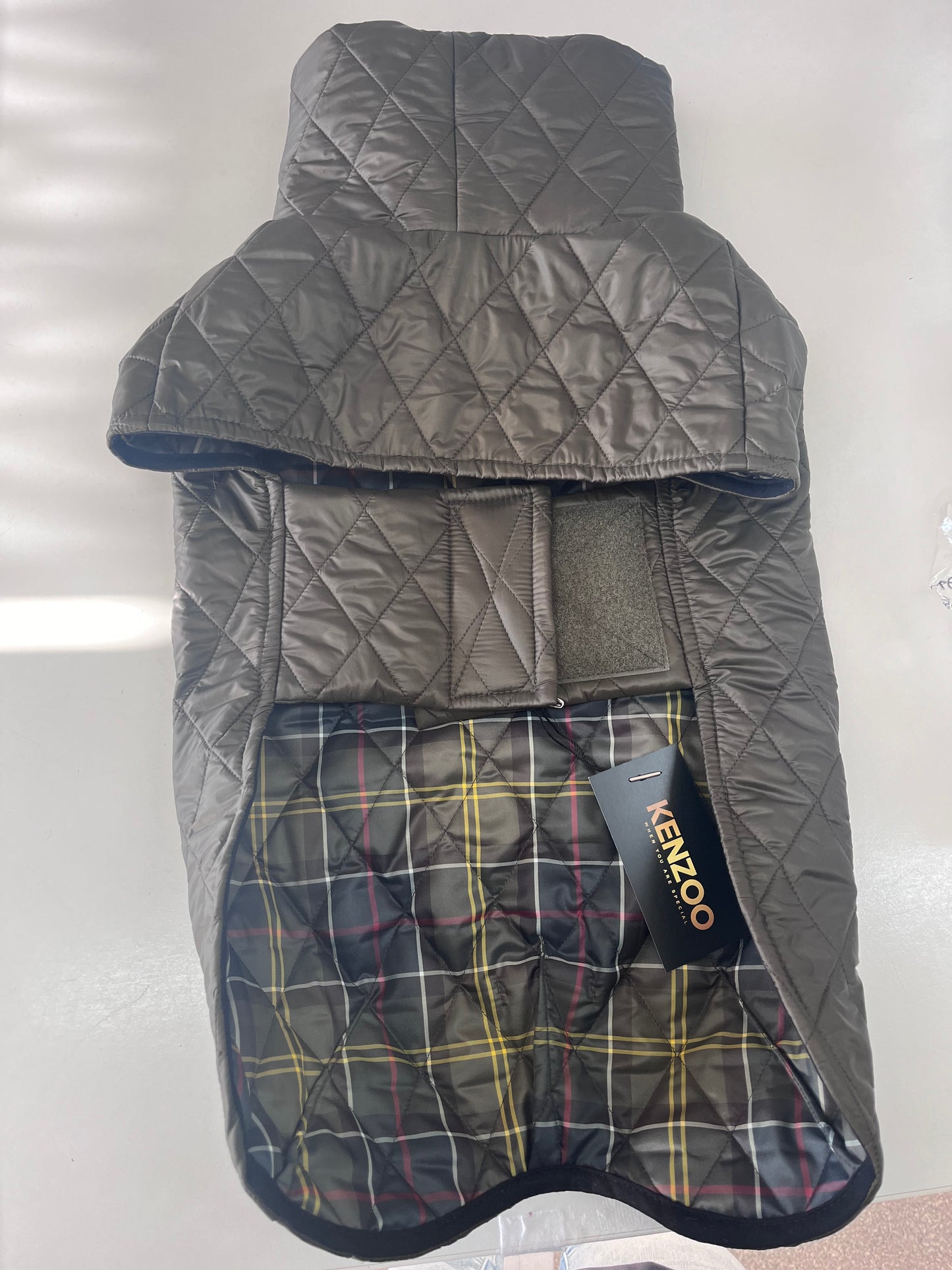 KENZOO khaki ohut koiran takki