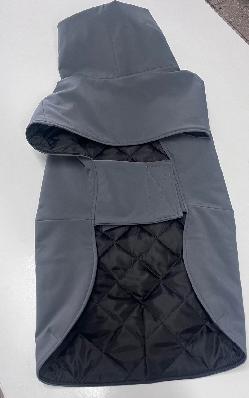 KENZOO grey waterproof jacket for dog