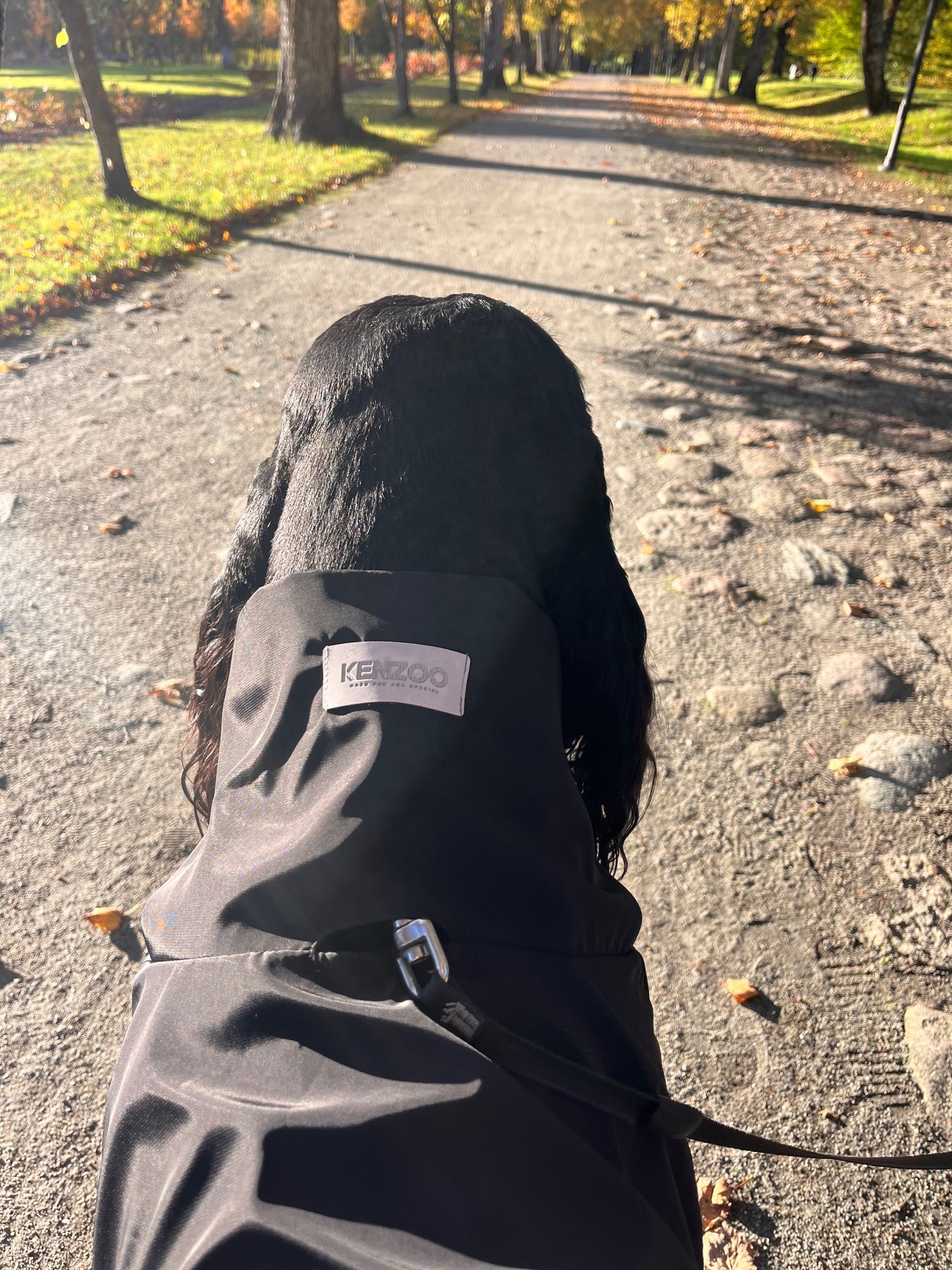 KENZOO black raincoat for dog