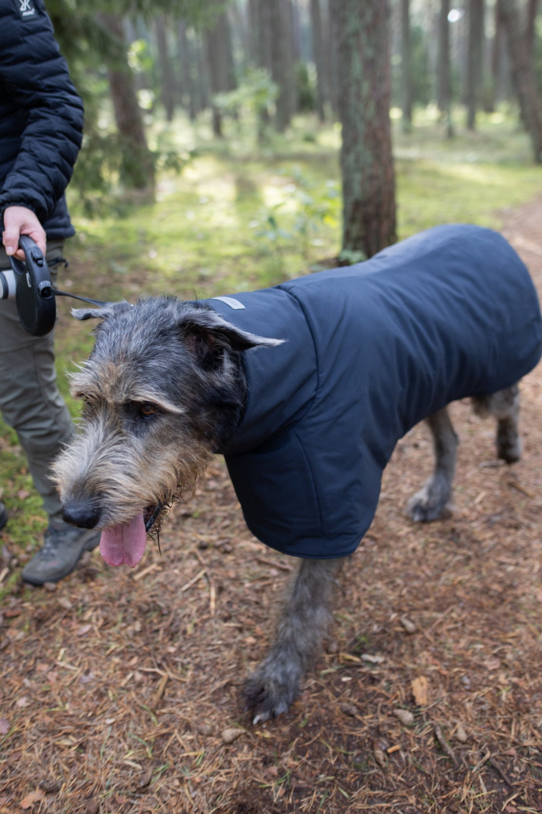 KENZOO black waterproof jacket for dog