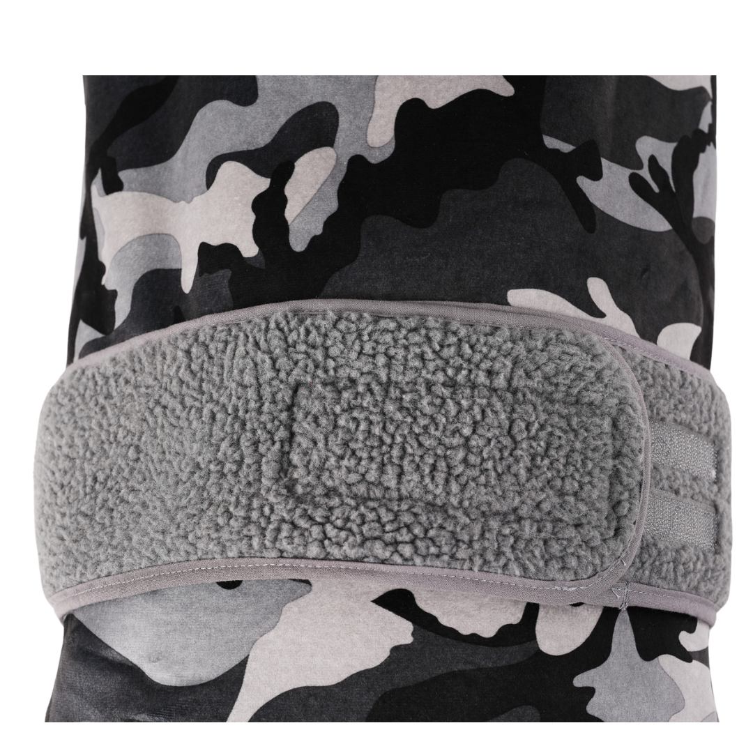 KENZOO camouflage coat with belt