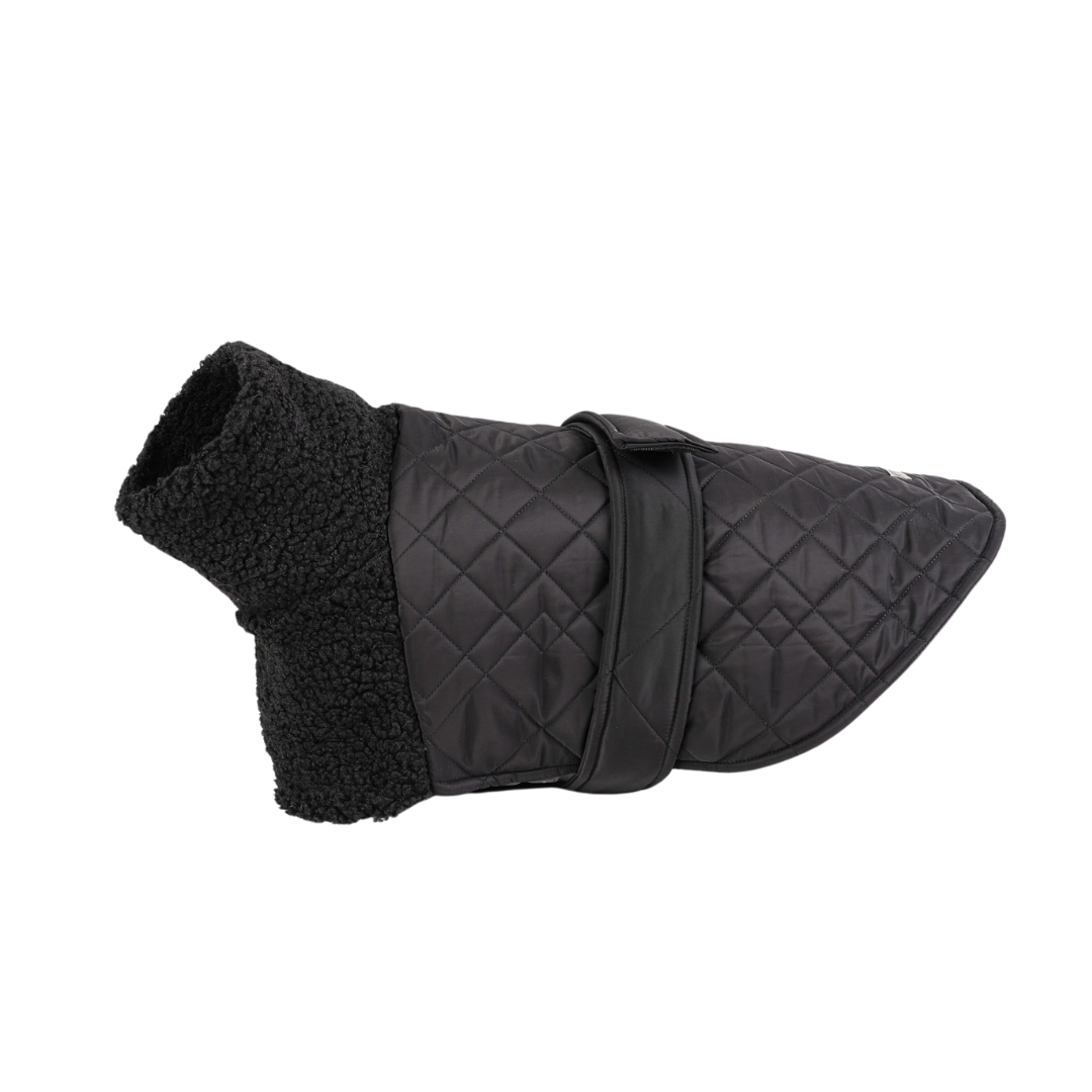 KENZOO black jacket with astrakhan fur