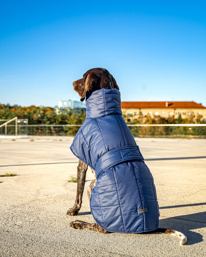 KENZOO dark blue warm jacket with belt