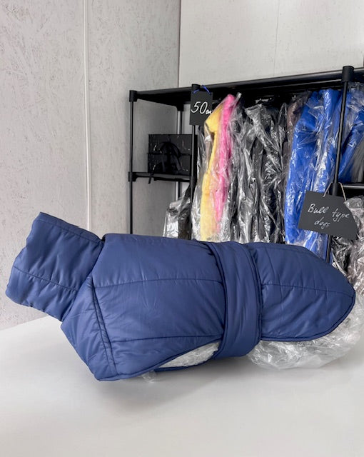 KENZOO dark blue warm jacket with belt