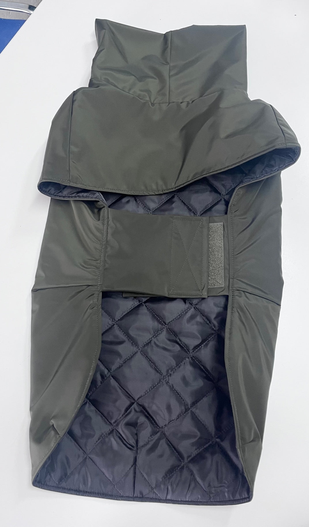 KENZOO khaki waterproof jacket for dog
