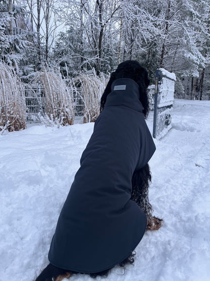 KENZOO black waterproof jacket for dog