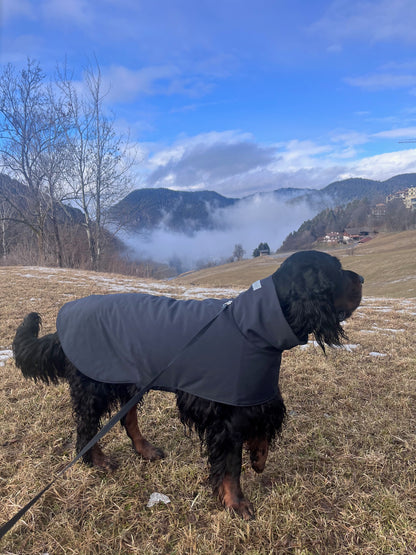 KENZOO black waterproof jacket for dog