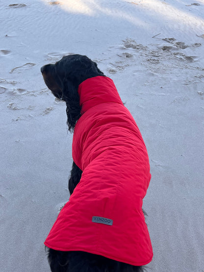 KENZOO black waterproof jacket for dog