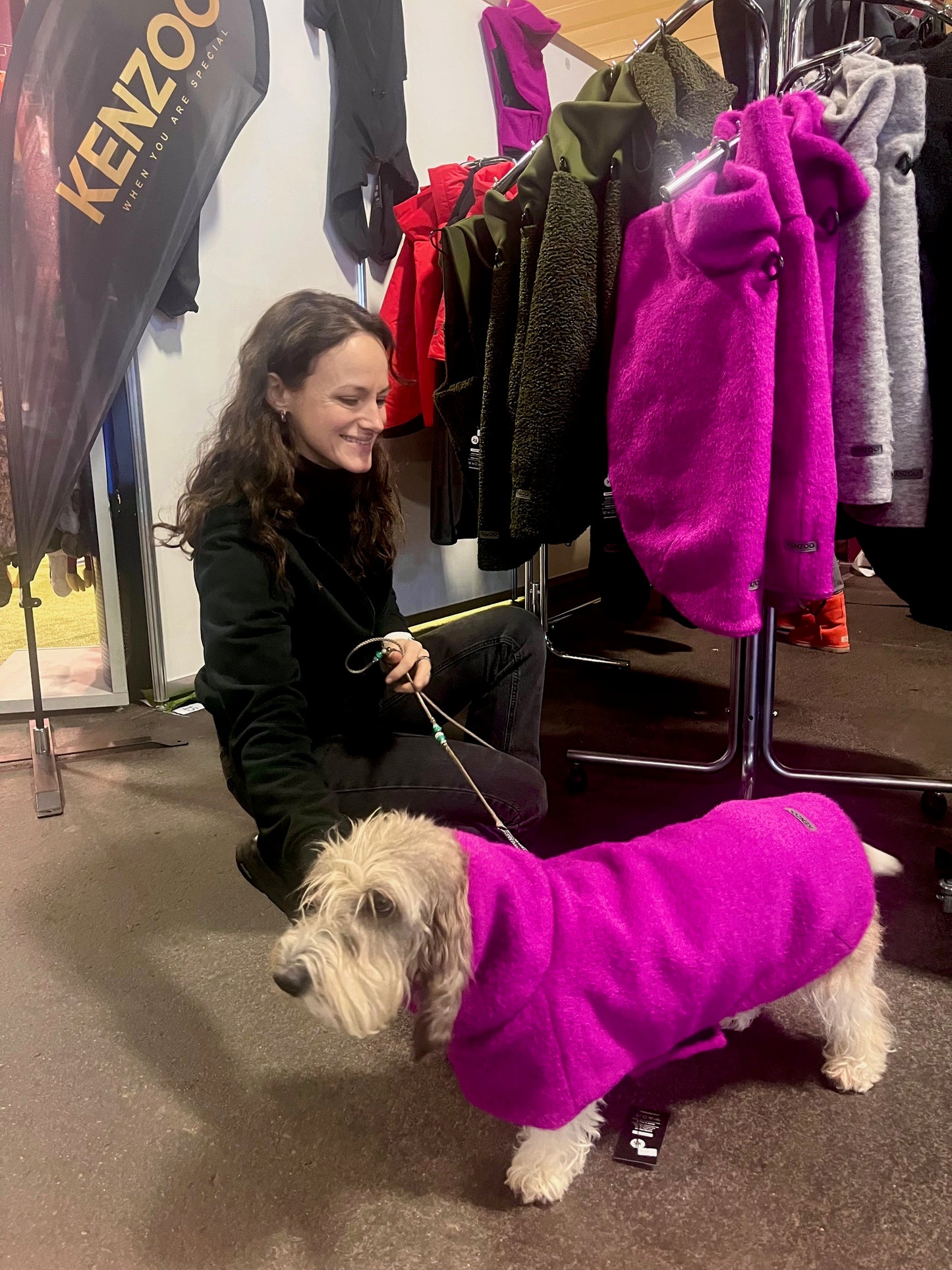 Ylellinen KENZOO-villatakki koiralle