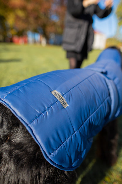 KENZOO dark blue warm jacket with belt
