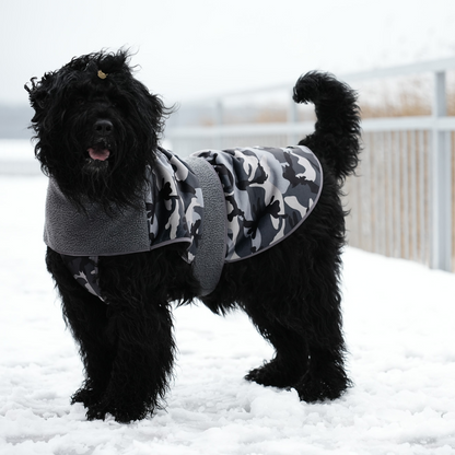 KENZOO camouflage coat with belt