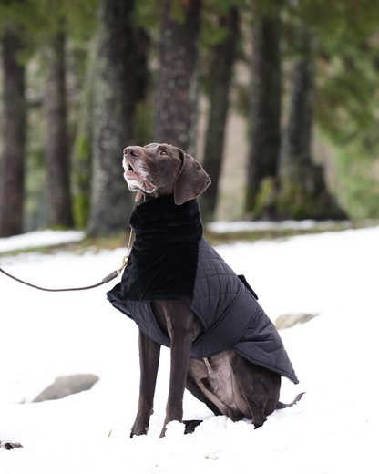KENZOO black jacket with fur